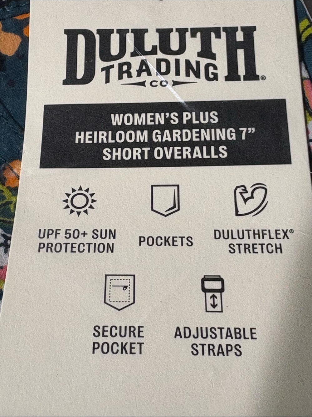 Women’s Plus Heirloom Gardening Short Overalls Size 2X - Picture 4 of 6